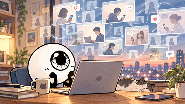 ブラウザの向こうのだれか。