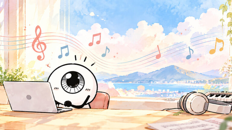 AIで、オリジナル音楽制作。((o(>∀<)o))