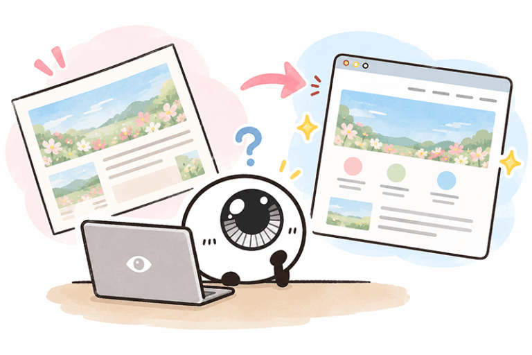 いっそのこと、ホームぺージなんて画像１枚でいのでは？